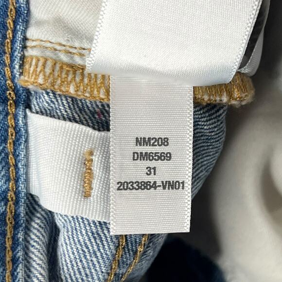 Madewell Low-Slung Straight Jeans in Olvera Wash Rigid Size 31 - Picture 5 of 9